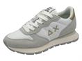 sun68 z35202 bianco sneaker tessuto  donna