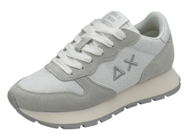 sun68 z35203 bianco sneaker tessuto  donna