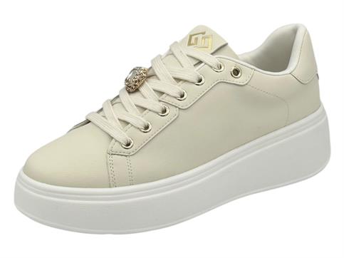 gold&gold gb 916 burro sneakers ecopelle  donna