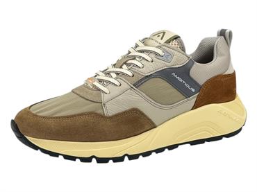 ambitious 13395 taupe sneaker tessuto uomo