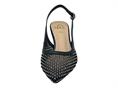 gold&gold gd196 nero slingback donna strass rete