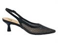 gold&gold gd196 nero slingback donna strass rete