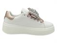 gold&gold gb917 champagne sneakers ecopelle  donna