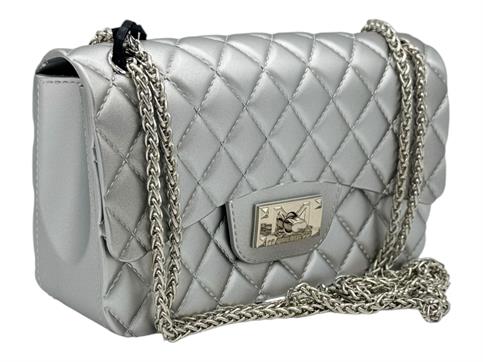 marc ellis flat falcon argento borsa pvc tracolla