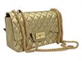 marc ellis flat falcon gold borsa pvc tracolla