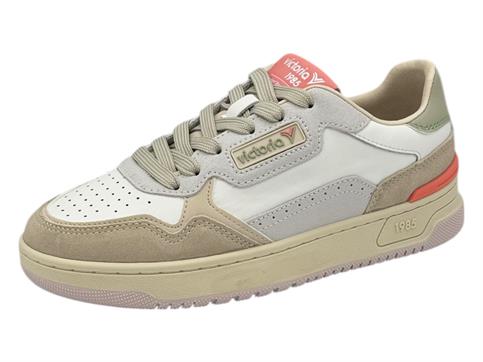 victoria 8800124 beige sneakers pelle  donna