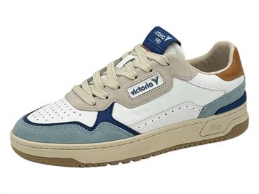 victoria 8800116 blu sneakers pelle  uomo