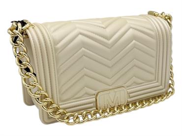 marc ellis flat s avorio borsa pvc tracolla registra