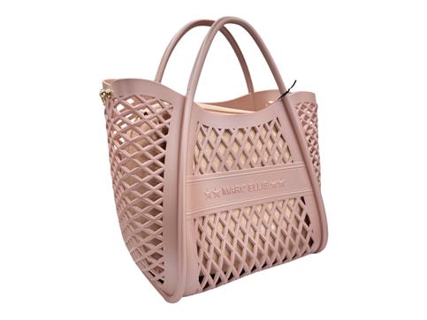marc ellis buby rosa borsa pvc traforata tracolla