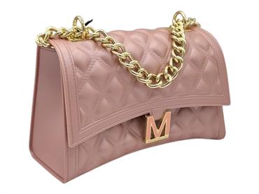 marc ellis flat rhombus rosa borsa pvc tracolla