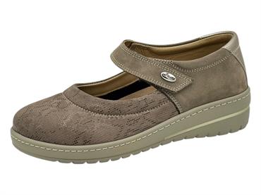 grunland sc2153 taupe ballerina  donna elasticizzata