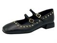 mjus l79108 nero mary jane donna borchie tacco basso