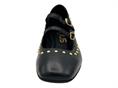 mjus l79108 nero mary jane donna borchie tacco basso