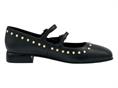 mjus l79108 nero mary jane donna borchie tacco basso