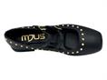 mjus l79108 nero mary jane donna borchie tacco basso