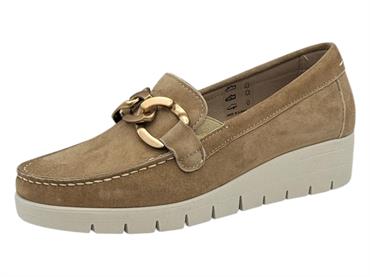 grunland sc4384 corda mocassino  donna camoscio