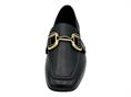 mjus T85120 nero mocassino donna pelle tacco basso