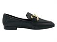 mjus T85120 nero mocassino donna pelle tacco basso