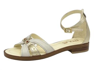 mjus l80008 latte sandalo  donna tallone chiuso