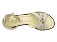 mjus l80008 latte sandalo  donna tallone chiuso