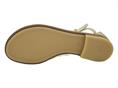 mjus l80008 latte sandalo  donna tallone chiuso
