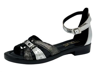mjus l80008 nero sandalo donna  tallone chiuso