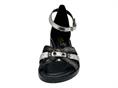 mjus l80008 nero sandalo donna  tallone chiuso