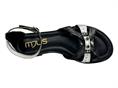 mjus l80008 nero sandalo donna  tallone chiuso