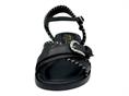 mjus l80006 nero sandalo  donna tacco basso