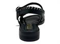 mjus l80006 nero sandalo  donna tacco basso
