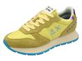 sun68 z35206 giallo sneaker tessuto donna perline