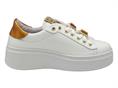 gio+ pia316 bianco sneakers pelle  donna gioiello
