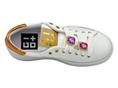 gio+ pia316 bianco sneakers pelle  donna gioiello