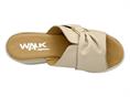 melluso 019237 latte ciabatta donna plle zeppa alta