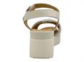 melluso 019236 bianco sandalo donna pelle zeppa
