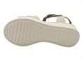melluso 019236 bianco sandalo donna pelle zeppa