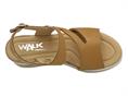 melluso 019239 cuoio sandalo  donna pelle zeppa alta