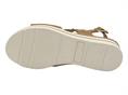 melluso 019239 cuoio sandalo  donna pelle zeppa alta