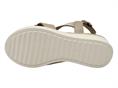 melluso 019217 tortora sandalo donna pelle zeppa