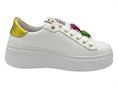 gio+ pia328 bianco sneakers pelle  donna gioiello