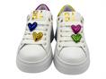 gio+ pia328 bianco sneakers pelle  donna gioiello