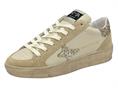 ama brand 4105 bianco/sabbia sneakers pelle donna