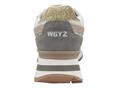 w6yz 2b22 grigio sneaker tessuto donna platform
