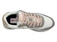 w6yz 2b22 grigio sneaker tessuto donna platform