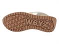 w6yz 2b22 grigio sneaker tessuto donna platform