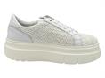 gio+ aria50 bianco sneakers pelle donna intrecciata