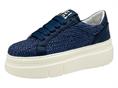 gio+ aria50 jeans sneakers pelle donna intreccita