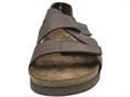 mephisto nadek dark brown sandalo uomo pelle velcro