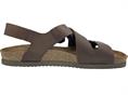 mephisto nadek dark brown sandalo uomo pelle velcro