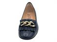 casanova 1314 blu decolte  donna pelle catena
